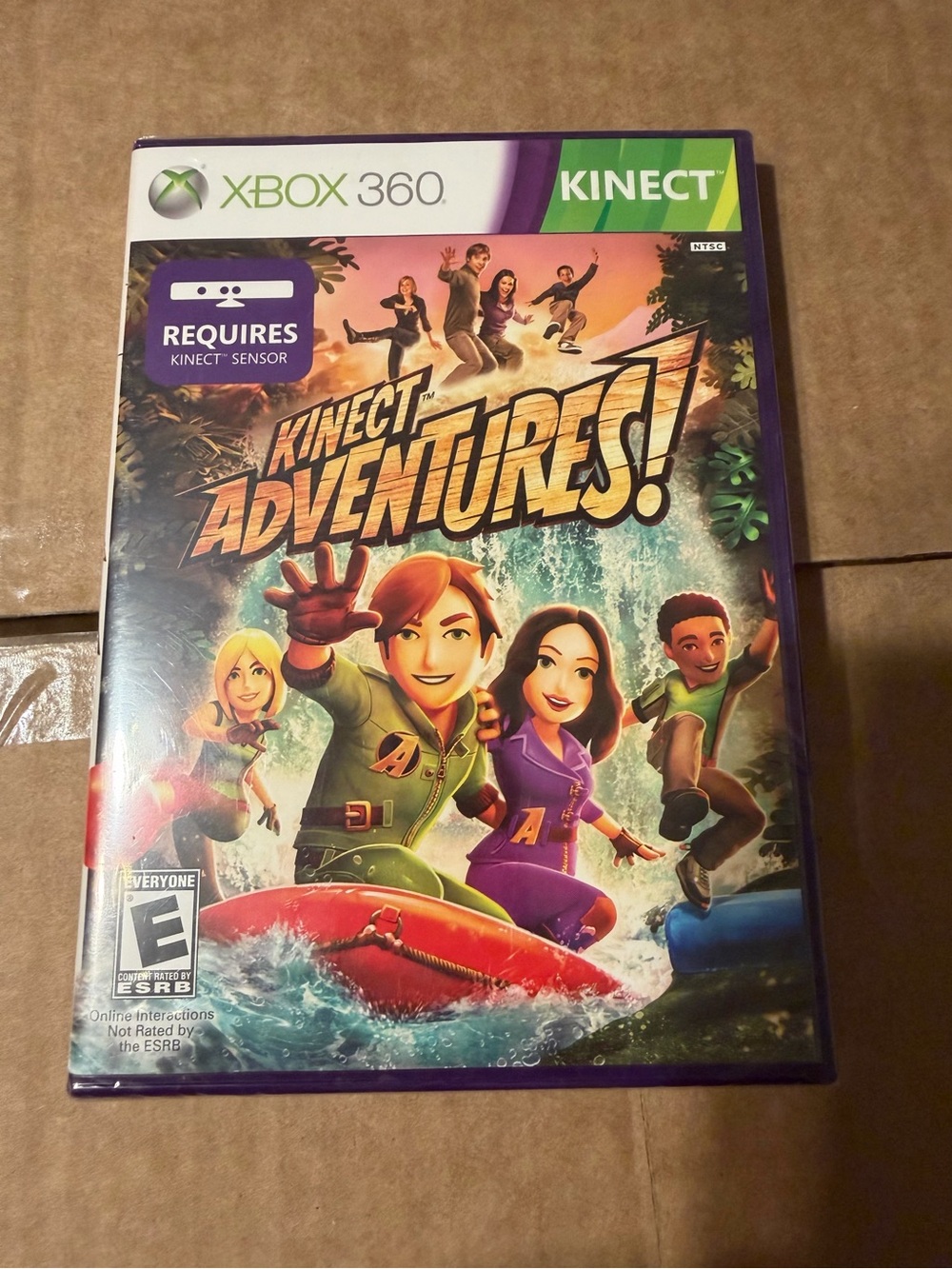 Kinect Adventures! Xbox 360 Game — Purple Case